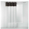 Image de panneau a oeillets 140 x 240 cm voile sable+top velours imp or tigalo