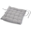 Image de Assise matelassee 40 x 40 cm polyester uni essentiel Gris