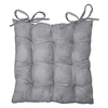 Image de Assise matelassee 40 x 40 cm suede uni suedine Gris clair