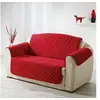 Image de Protege canape matelasse 223 x 179 cm microfibre unie club Rouge