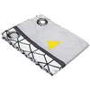 Image de Douceur d'Intérieur, Rideau à Oeillets (140 x 260 cm) Yellow Mix Gris, Polyester Imprimé en occasion ou reconditionné