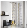 Image de Rideau remix gris et jaune 140x240