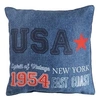 Image de Coussin Déco "East Coast" 40x40cm Bleu