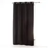 Image de Rideau a oeillets 140 x 260 cm microfibre unie absolu Noir
