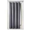Image de Rideau a passants 140 x 260 cm polyester uni essentiel Beton