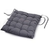 Image de Assise matelassee 40 x 40 cm polyester uni essentiel Beton