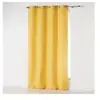 Image de Rideau a oeillets 140 x 280 cm microfibre unie absolu Moutarde