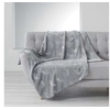 Image de Plaid Imprimé Métallisé "Sensalia" 125x150cm Gris