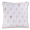 Image de housse de coussin +encart 40 x 40 cm coton imprime metallise flamango des place