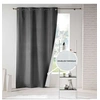 Image de Rideau a oeillets 140 x 260 cm polyester uni thermique icemount Anthracite