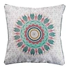 Image de Coussin Ethnique Passepoil "Caly" 40x40cm Gris