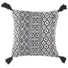 Image de Coussin Déhoussable "Scenarel" 40x40cm Noir & Blanc