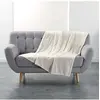 Image de Plaid Uni en Flanelle "Flanou" 125x150cm Naturel