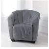 Image de Plaid 125 x 150 cm polaire unie milou Anthracite