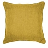 Image de Coussin passepoil 40 x 40 cm chambray uni newton Jaune
