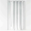 Image de Rideau à oillets Domea blanc/argent 140x260 cm