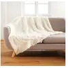 Image de plaid 180 x 220 cm imitation fourrure mouton