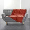 Image de Plaid Uni en Flanelle Flanou 125x150cm Terracotta