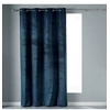 Image de Rideau tamisant a oeillets 140 x 240 cm velours Velvetine Bleu marine Douceur d'Intérieur