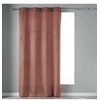 Image de Rideau tamisant a oeillets 140 x 240 cm velours Velvetine Rose