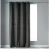 Image de Rideau a oeillets 140 x 240 cm velours uni velvetine Anthracite
