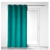 Image de Rideau a oeillets 135 x 260 cm 100% occultant/velours uni velounight Emeraude