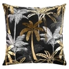 Image de Housse de Coussin "Feanor" 60x60cm Noir & Or