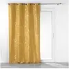 Image de Rideau à Oillets Imprimé "Belflor" 140x260cm Jaune