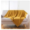 Image de Plaid Tricotine 125x150 cm ocre