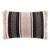 Image de Coussin Déco "Mirage" 30x50cm Naturel & Noir