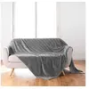 Image de Plaid Flanelle Uni "Arya" 180x220cm Gris