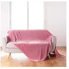 Image de Plaid Flanelle Uni "Arya" 180x220cm Rose