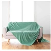 Image de Plaid Flanelle Uni "Arya" 180x220cm Sauge