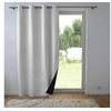 Image de Rideau Occultant Velours "Shadow" 140x260cm Gris Perle