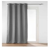 Image de Rideau Occultant Jacquard "Blake" 135x240cm Anthracite