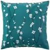 Image de Coussin Déco Imprimé "Sakura" 45x45cm Vert Emeraude