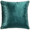 Image de Coussin Déco Velours "Noria" 45x45cm Bleu Pétrole