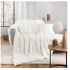Image de Plaid imitation fourrure/sherpa Foxy naturel 180x220