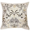 Image de Housse de Coussin Imprimé "Malaga" 40x40cm Naturel