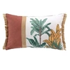 Image de Coussin Déco Franges "Palmanova" 30x50cm Multicolore