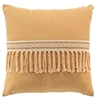 Image de Coussin Déco Franges "Janara" 45x45cm Ocre