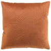 Image de Housse de Coussin en Velours "Circles" 40x40cm Terracotta