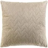 Image de Housse de Coussin en Velours "Daisy" 40x40cm Taupe