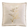 Image de Coussin Déco en Velours "Oxalis" 45x45cm Beige