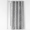 Image de Rideau Déco à Oillets "Bloomy" 140x280cm Gris