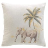 Image de Coussin Déco Imprimé "Willo" 45x45cm Naturel