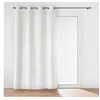 Image de Rideau en Velours Relief "Swing" 140x260cm Blanc