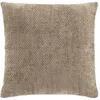 Image de Coussin Déco en Velours Chenillé "Leo" 45x45cm Sable