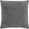 Image de Coussin Déco Velours Chenillé Leo 45x45cm Anthracite