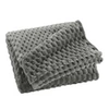 Image de Plaid Flanelle en Relief "Mini Frosty" 125x150cm Gris